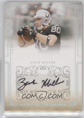 2007 Playoff National Treasures - [Base] #198 - Rookie Signatures Non RPS - Zach Miller /99