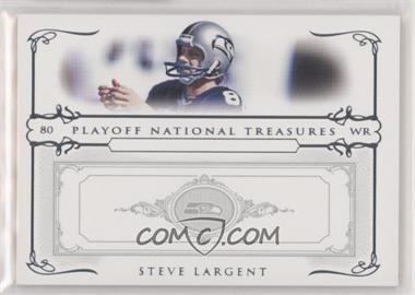 2007 Playoff National Treasures - [Base] #75 - Steve Largent /100 [EX to NM]