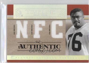 2007 Playoff National Treasures - Timeline - AFC/NFC Jersey #T-RG - Rosey Grier /25