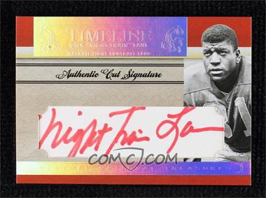 2007 Playoff National Treasures - Timeline - Cut Signatures #T-DL - Dick "Night Train" Lane /40