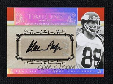 2007 Playoff National Treasures - Timeline - Signatures #T-AP - Alan Page /85
