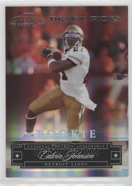 2007 Playoff Prestige - [Base] - Draft Picks Light Blue #163 - Calvin Johnson /999