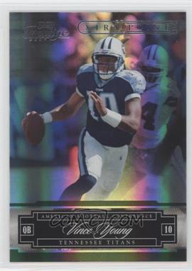 2007 Playoff Prestige - [Base] - Xtra Points Green #144 - Vince Young /25