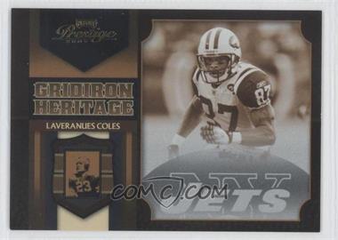 2007 Playoff Prestige - Gridiron Heritage - Foil #GH-35 - Laveranues Coles /100