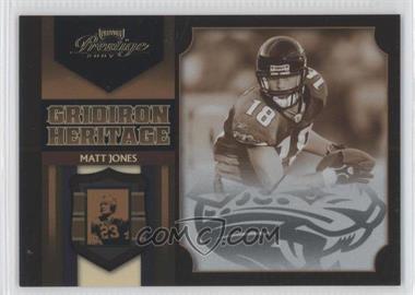 2007 Playoff Prestige - Gridiron Heritage - Foil #GH-39 - Matt Jones /100