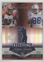 Chad Johnson, Marvin Harrison [EX to NM] #/25