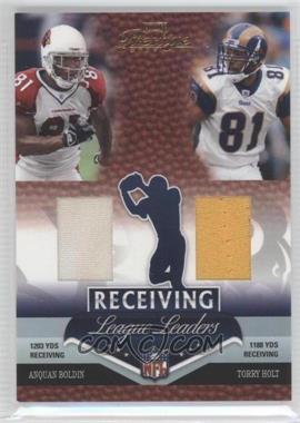 2007 Playoff Prestige - League Leaders - Materials #LL-14 - Anquan Boldin, Torry Holt /250