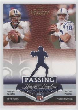 2007 Playoff Prestige - League Leaders #LL-1 - Drew Brees, Peyton Manning