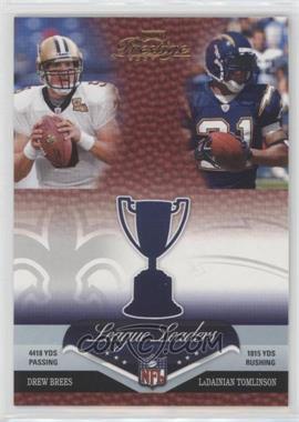 2007 Playoff Prestige - League Leaders #LL-21 - Drew Brees, LaDainian Tomlinson, Peyton Manning, Larry Johnson