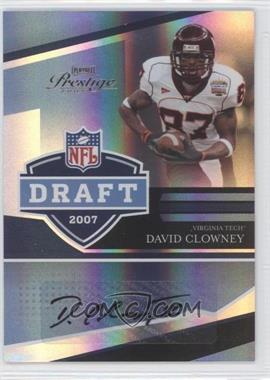 2007 Playoff Prestige - NFL Draft - Holo-Foil Autographs #NFLD-24 - David Clowney /50