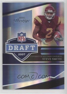 2007 Playoff Prestige - NFL Draft - Holo-Foil #NFLD-22 - Steve Smith /25