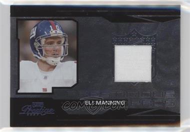 2007 Playoff Prestige - Prestigious Pros - Black Materials #PP-39 - Eli Manning /25 [EX to NM]