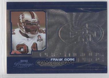 2007 Playoff Prestige - Prestigious Pros - Blue #PP-13 - Frank Gore /1000