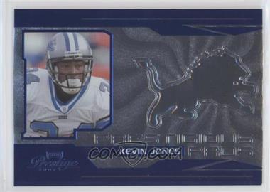 2007 Playoff Prestige - Prestigious Pros - Blue #PP-5 - Kevin Jones /1000