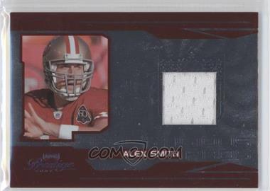 2007 Playoff Prestige - Prestigious Pros - Red Materials #PP-9 - Alex Smith