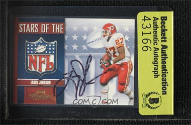 2007 Playoff Prestige - Stars of the NFL #NFL-16 - Larry Johnson [BAS Authentic]