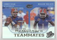 Teammates - Chris Leak, Reggie Nelson #/100