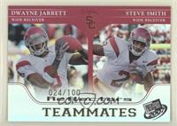 Teammates - Dwayne Jarrett, Steve Smith #/100