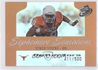 Sophomore Sensations - Vince Young #/500