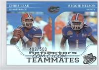 Teammates - Chris Leak, Reggie Nelson #/500