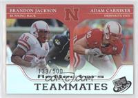 Teammates - Brandon Jackson, Adam Carriker #/500
