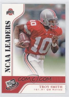 2007 Press Pass - [Base] #53 - NCAA Leaders - Troy Smith