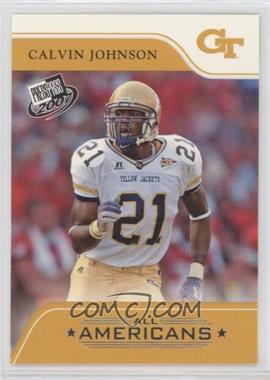 2007 Press Pass - [Base] #79 - All Americans - Calvin Johnson