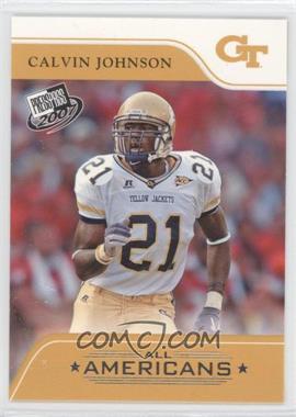 2007 Press Pass - [Base] #79 - All Americans - Calvin Johnson