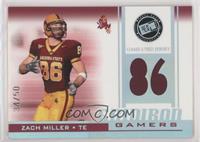 Zach Miller [EX to NM] #/50