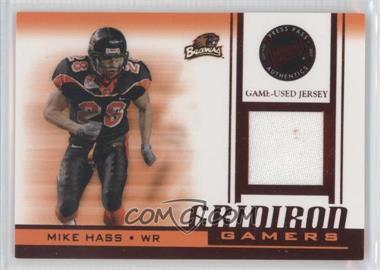 2007 Press Pass - Gridiron Gamers - Red #GG-MH - Mike Hass