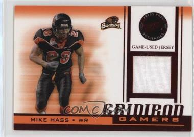 2007 Press Pass - Gridiron Gamers - Red #GG-MH - Mike Hass