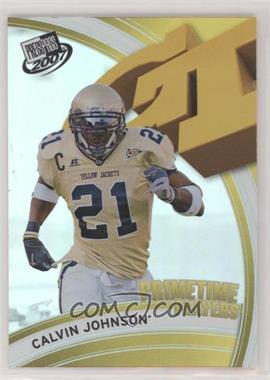 2007 Press Pass - Primetime Players #PP-11 - Calvin Johnson [EX to NM]