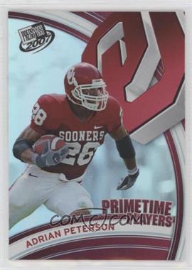 2007 Press Pass - Primetime Players #PP-7 - Adrian Peterson