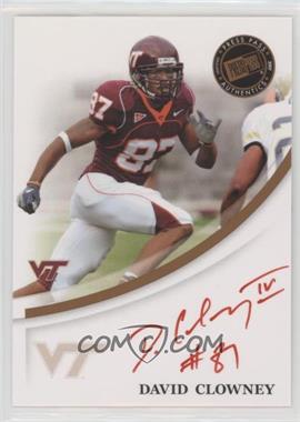 2007 Press Pass - Signings - Bronze Red Ink #_DACL - David Clowney