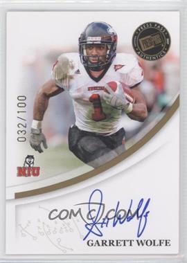 2007 Press Pass - Signings - Gold #_GAWO - Garrett Wolfe /100