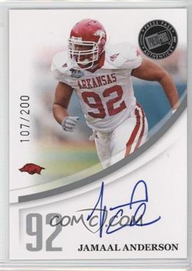 2007 Press Pass - Signings - Silver #_JAAN - Jamaal Anderson /200