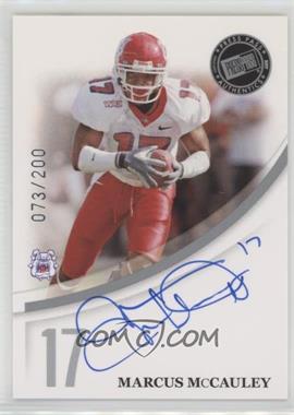 2007 Press Pass - Signings - Silver #_MAMC - Marcus McCauley /200