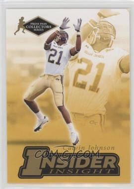 2007 Press Pass Collectors Series - Insider Insight #II-12 - Calvin Johnson