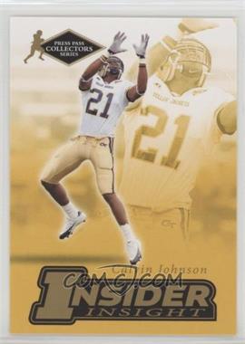 2007 Press Pass Collectors Series - Insider Insight #II-12 - Calvin Johnson