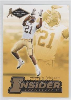 2007 Press Pass Collectors Series - Insider Insight #II-12 - Calvin Johnson