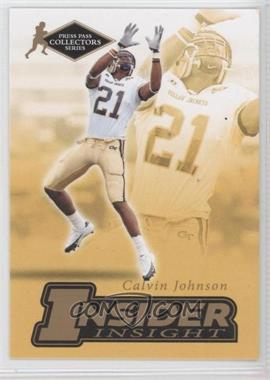 2007 Press Pass Collectors Series - Insider Insight #II-12 - Calvin Johnson