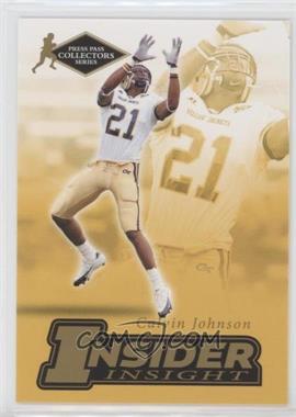 2007 Press Pass Collectors Series - Insider Insight #II-12 - Calvin Johnson