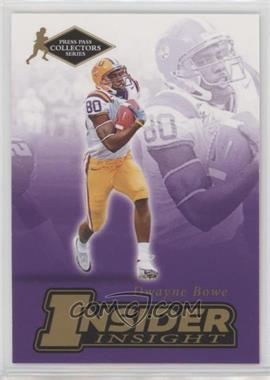 2007 Press Pass Collectors Series - Insider Insight #II-2 - Dwayne Bowe