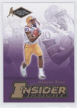 2007 Press Pass Collectors Series - Insider Insight #II-2 - Dwayne Bowe