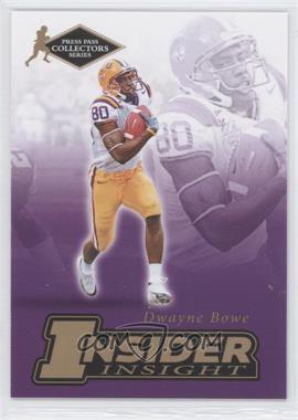 2007 Press Pass Collectors Series - Insider Insight #II-2 - Dwayne Bowe