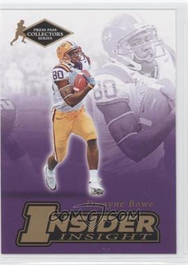 2007 Press Pass Collectors Series - Insider Insight #II-2 - Dwayne Bowe