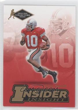 2007 Press Pass Collectors Series - Insider Insight #II-23 - Troy Smith