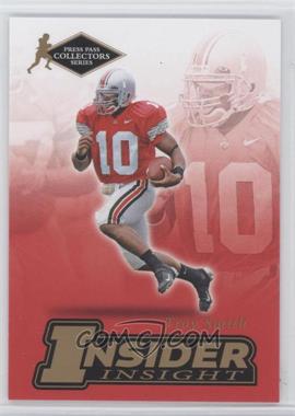 2007 Press Pass Collectors Series - Insider Insight #II-23 - Troy Smith