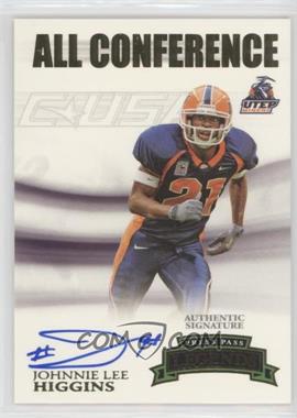 2007 Press Pass Legends - All Conference Autographs - Gold #AC-JH - Johnnie Lee Higgins /235