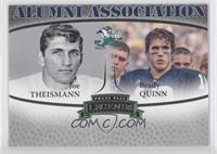 Joe Theismann, Brady Quinn